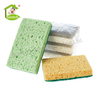 Esponja Ecológico Biodegradável Limpeza de Cozinha Tecido Não Tecido Esponja de Celulose Polpa de Madeira Esponja de Algodão